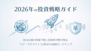 2026年の投資戦略ガイド｜政治主導の相場で個人投資家が勝ち残る“コア・サテライト”と新NISA実践ロードマップのサムネイル画像