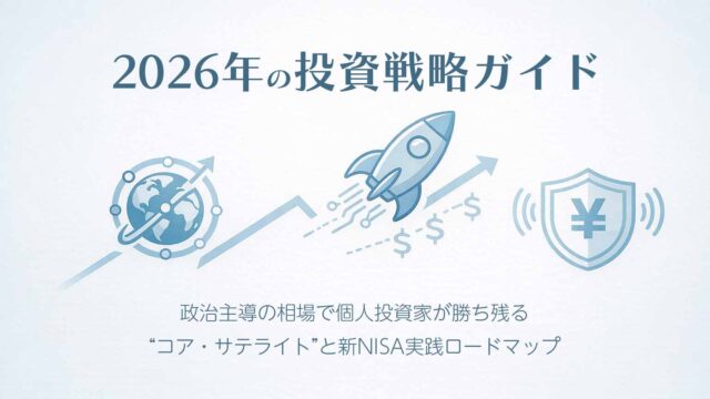 2026年の投資戦略ガイド｜政治主導の相場で個人投資家が勝ち残る“コア・サテライト”と新NISA実践ロードマップのサムネイル画像